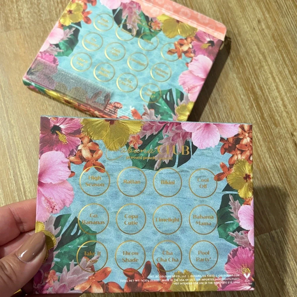 Colourpop Cabana Club Floral Eyeshadow Palette
